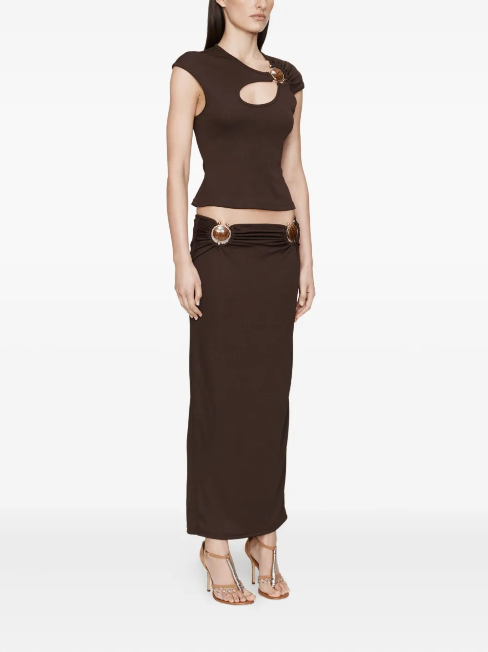 Christopher Esber Hollow T-shirt Bruin