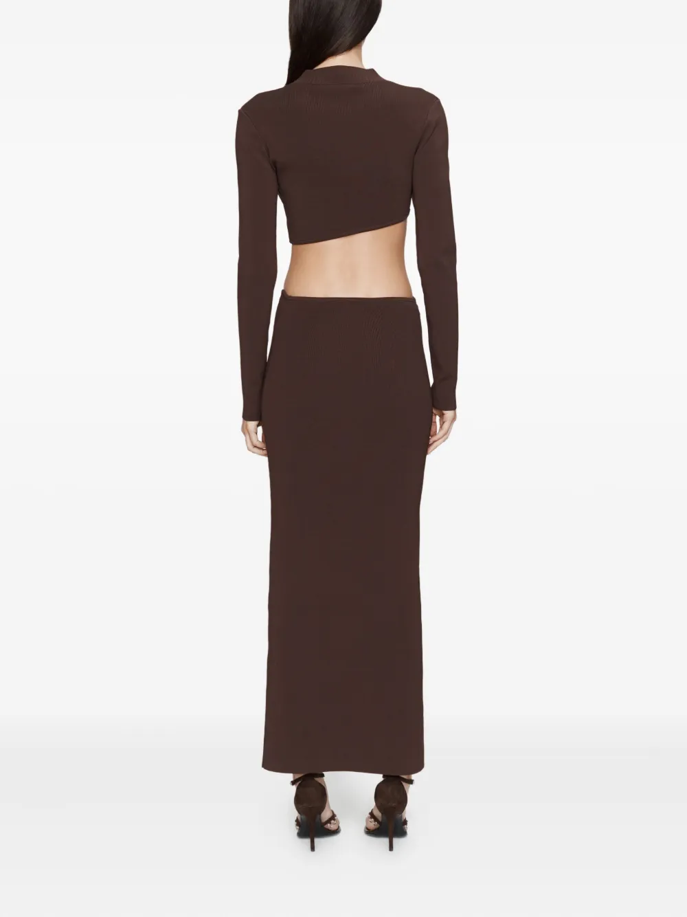 Maparadita Long-Sleeve Cutout Top