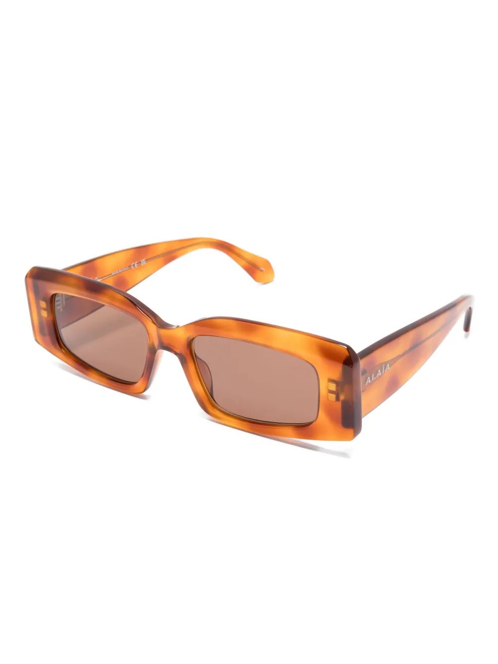 azzedine alaïa rectangle-frame sunglasses | Men | Image 2