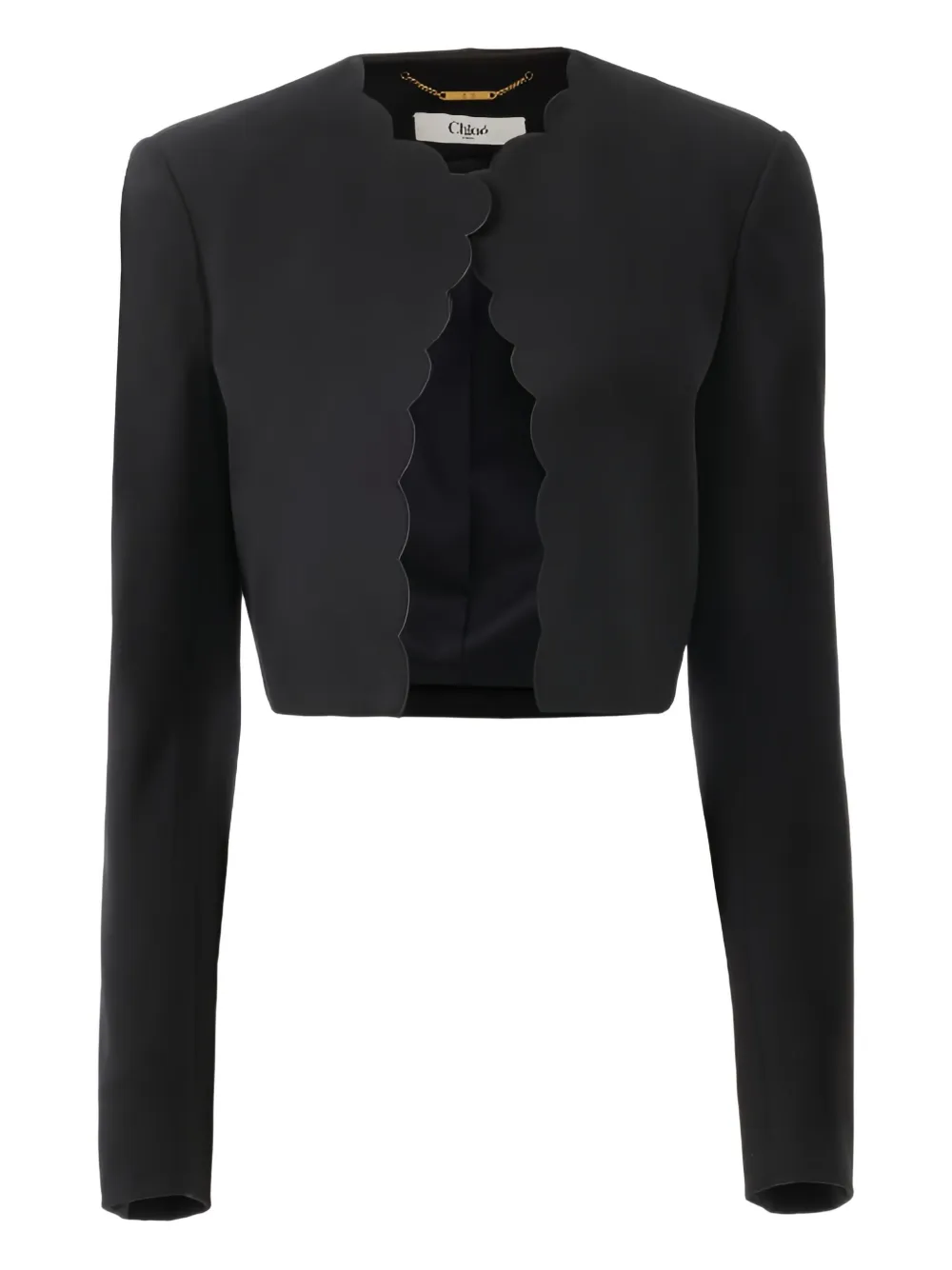 Chloé cropped cardigan | Black | Image 1
