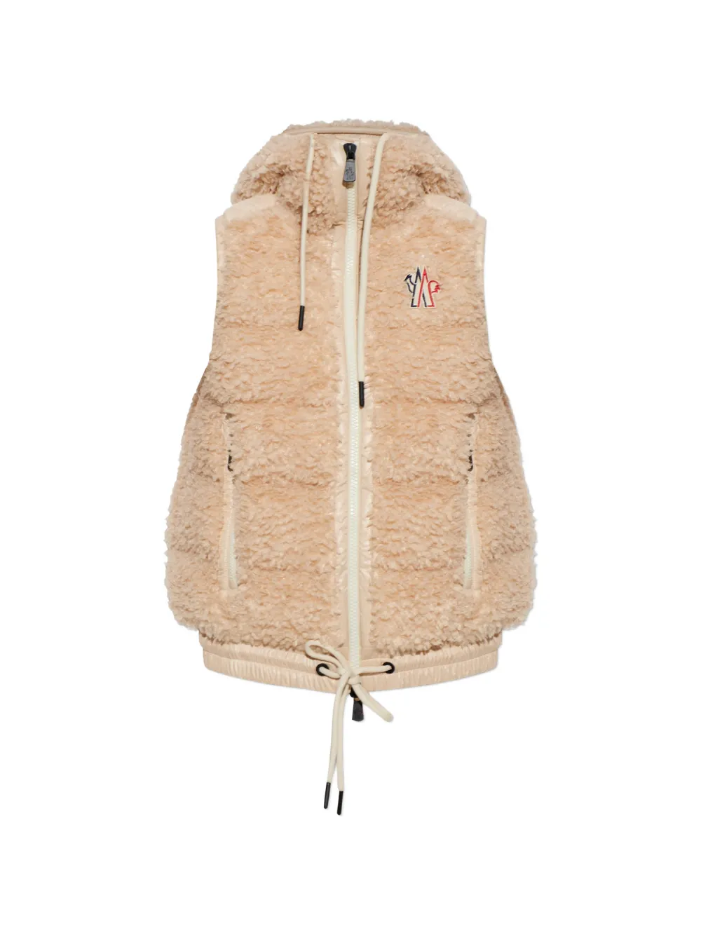 Moncler Grenoble Teddy hooded zip jacket