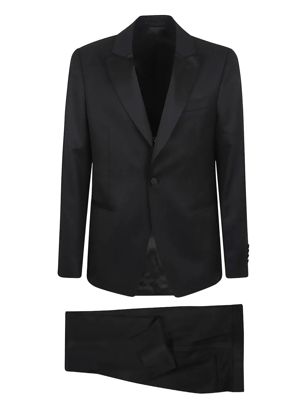 Lardini traje con botones | negro | Image 1