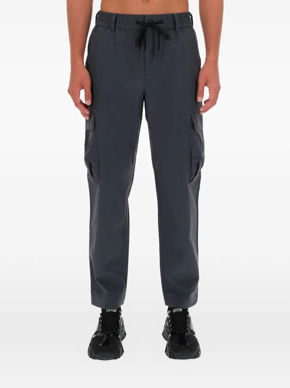 Versace Jeans Couture drawstring-waist cargo trousers - Grijs