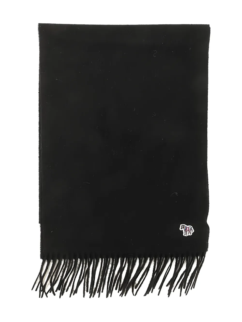 Paul Smith zebra-detail scarf | Black | Image 1