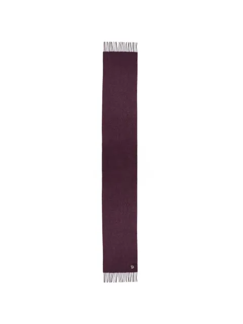 Paul Smith fringed zebra scarf