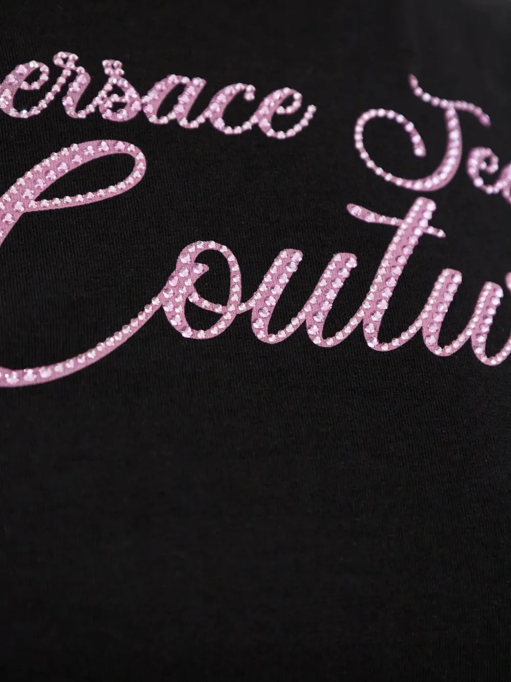 Versace Jeans Couture Katoenen T-shirt Zwart