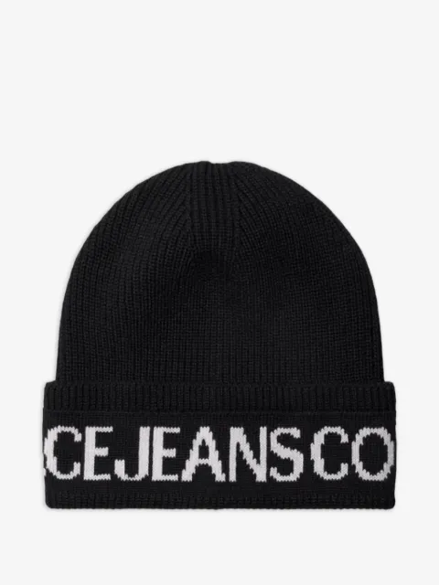 Versace Jeans Couture bonnet à logo intarsia