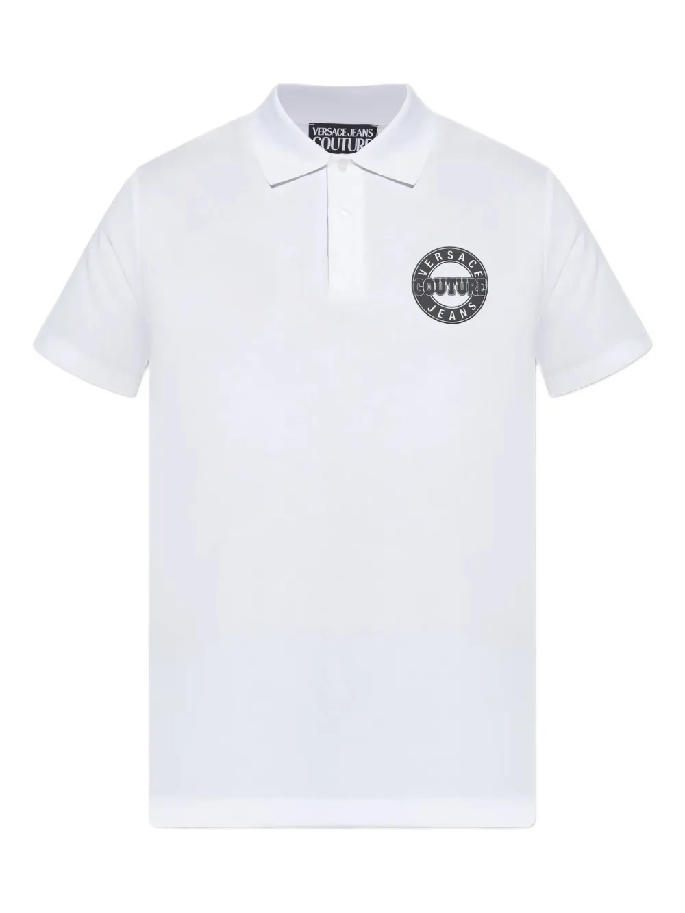 Versace Jeans Couture logo-print polo shirt - Bianco
