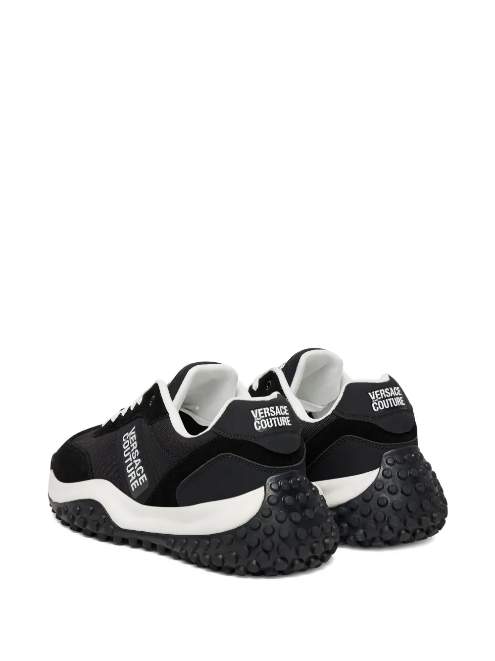 Versace Jeans Couture lace-up sneakers Zwart