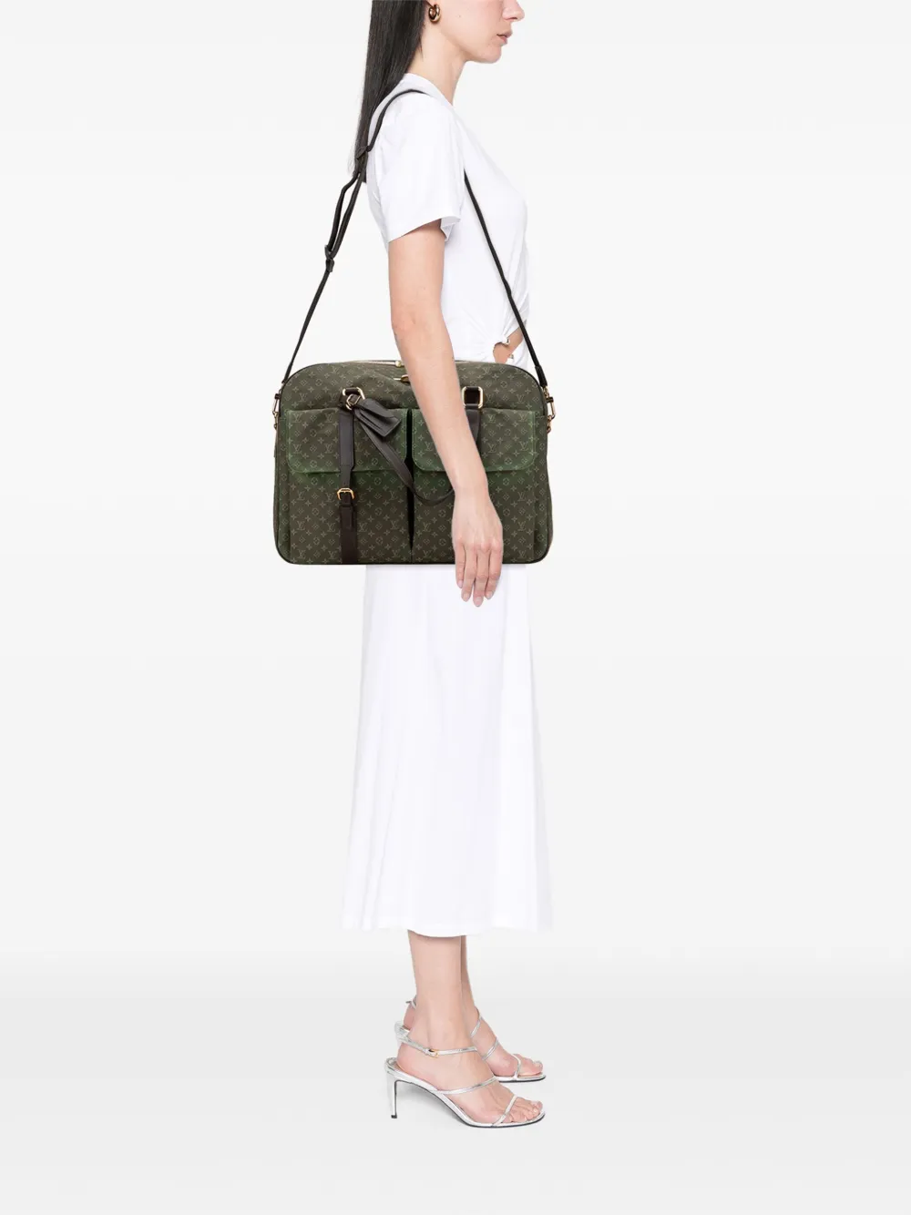 Louis Vuitton Pre-Owned 2002 Monogram Mini Lin Claudine Duffle Bag travel bag | Pre-Owned | Image 2