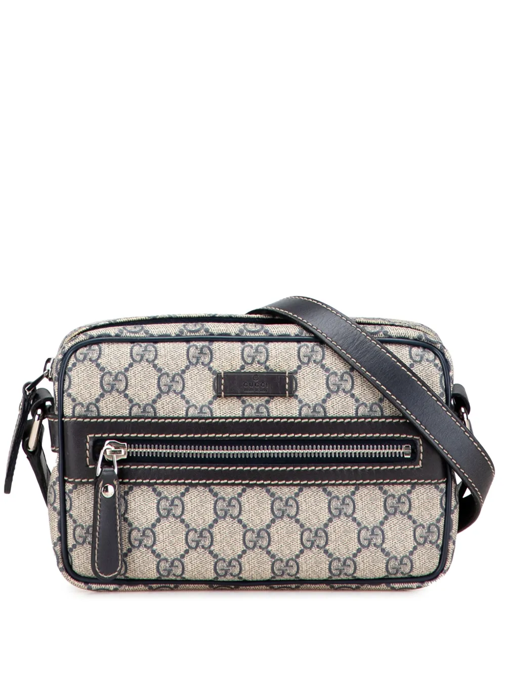 Pre-owned Gucci 2000-2015 Gg Supreme Crossbody Bag In Brown