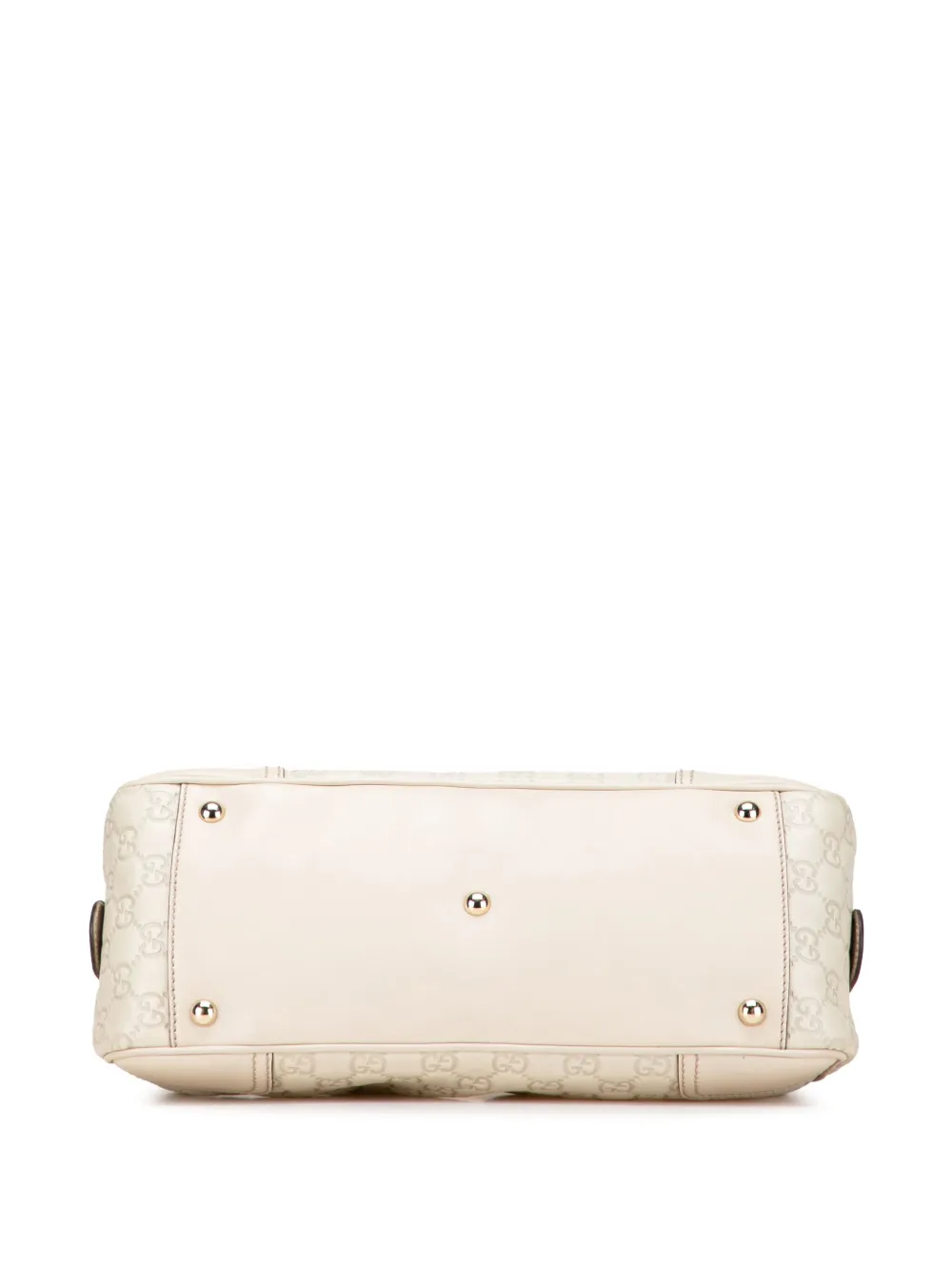 Pre-owned Gucci 2000-2015 Ssima Princy Shoulder Bag In White