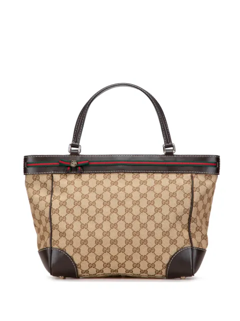 Gucci Pre-Owned 2000-2015 GG Canvas Web Mayfair tote bag