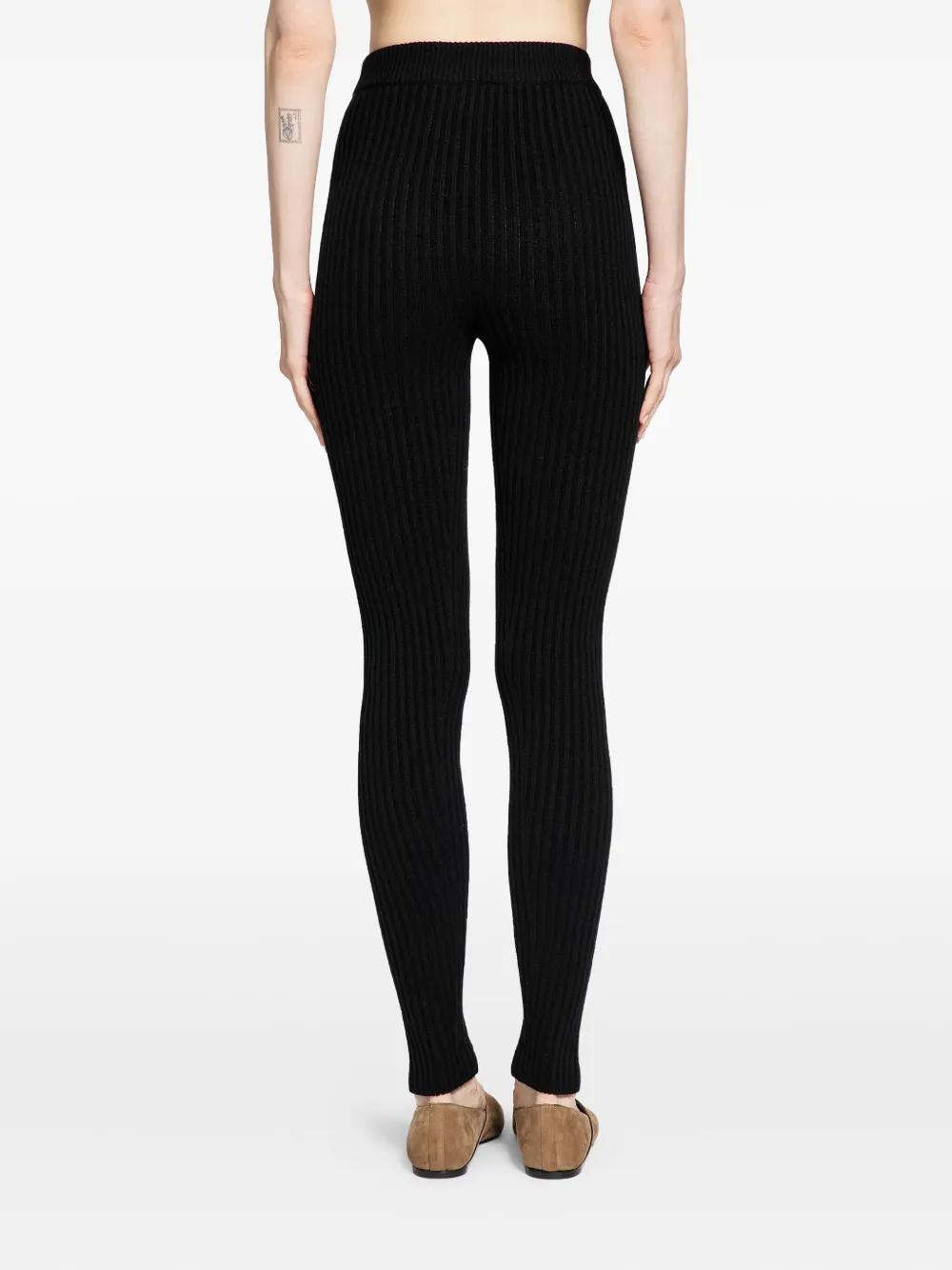 Ribbed-Knit Leggings