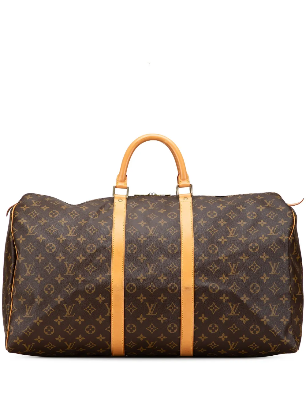Louis Vuitton Pre-Owned bolsa de viaje Monogram Keepall 55 | marrón | Image 1