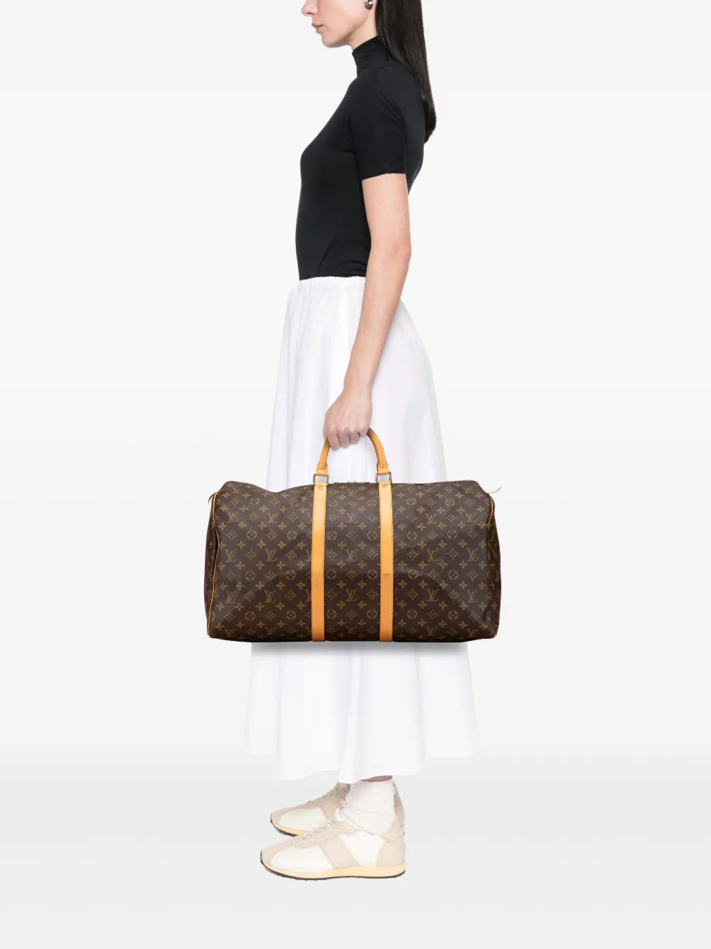 Louis Vuitton Pre-Owned bolsa de viaje Monogram Keepall 55 | Estilos de archivo | Image 2