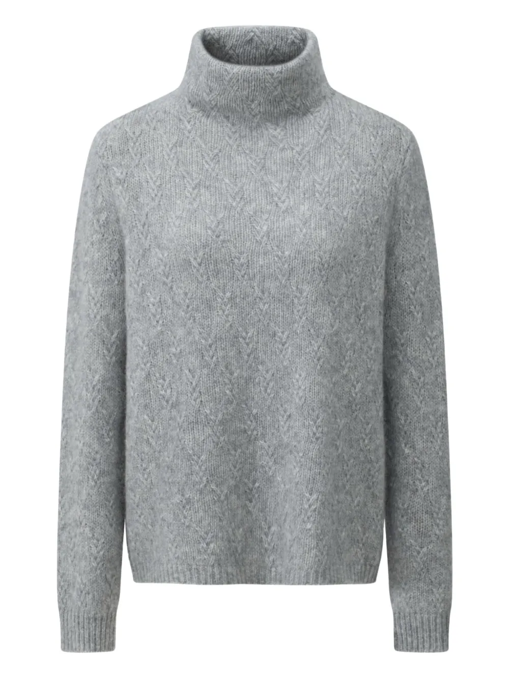 Lu Ren Roll-neck Long-sleeve Sweater In Gray