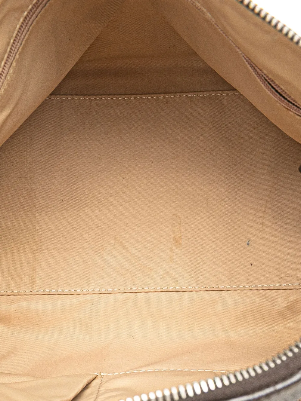 Pre-owned Dior 2005 Issimo Trotter Canvas Street Chic Boston Bag In Brown