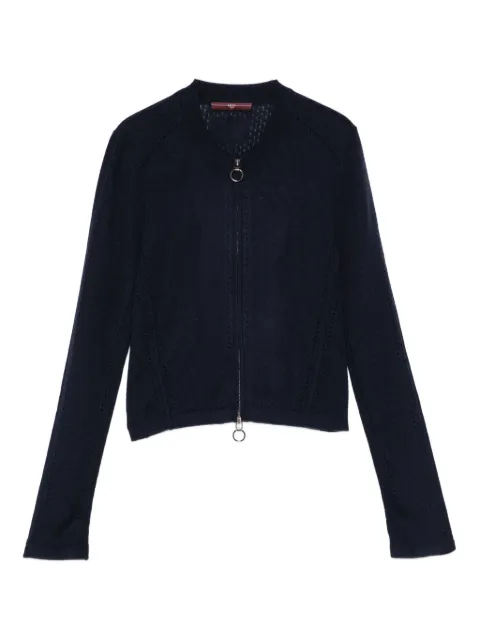 High zip-up fitted jacket