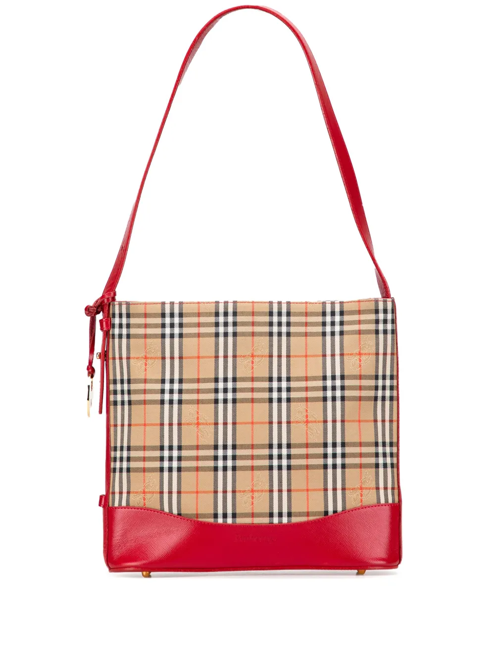 Burberry Pre-Owned 20th Century Haymarket Check Canvas shoulder bag - Marrone