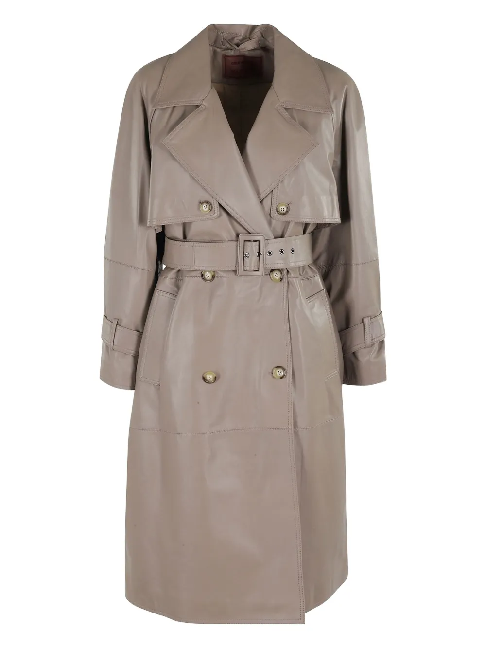 Marella belted sheepskin coat | Brown | Image 1