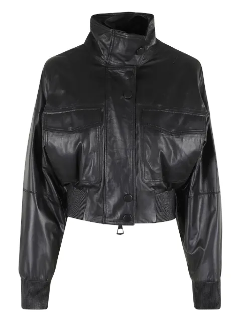 Marella button lambskin jacket