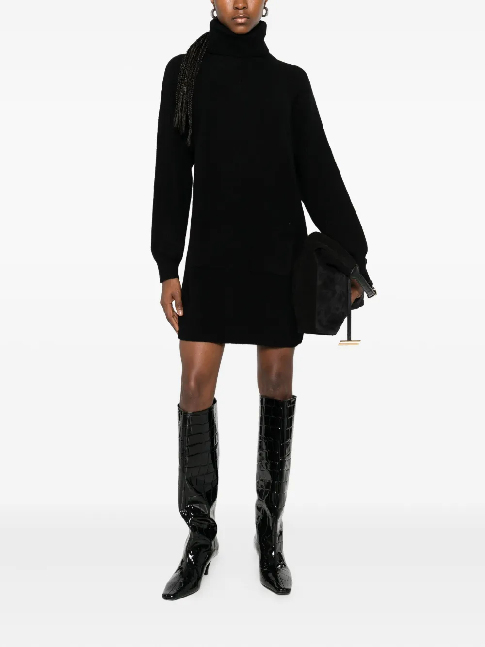 LIU JO wool dress - Zwart