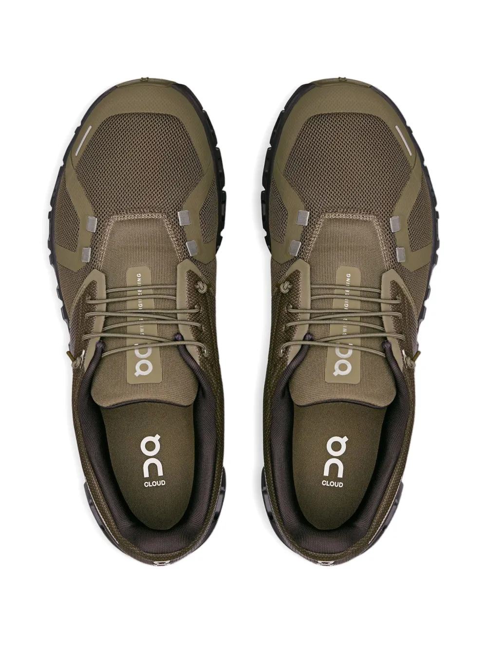 On Running Sneakers met logo Groen