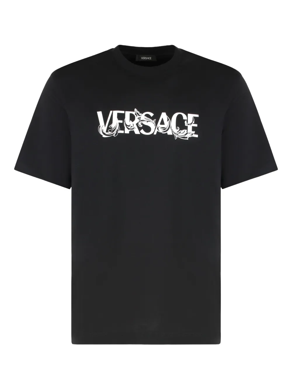 Versace playera con logo estampado | negro | Image 1
