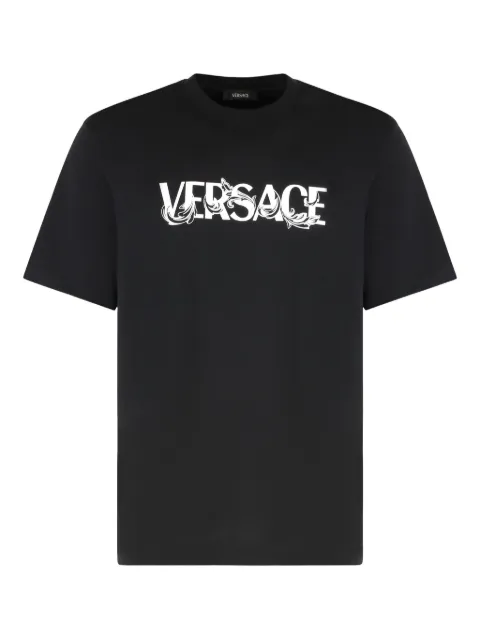 Versace playera con logo estampado