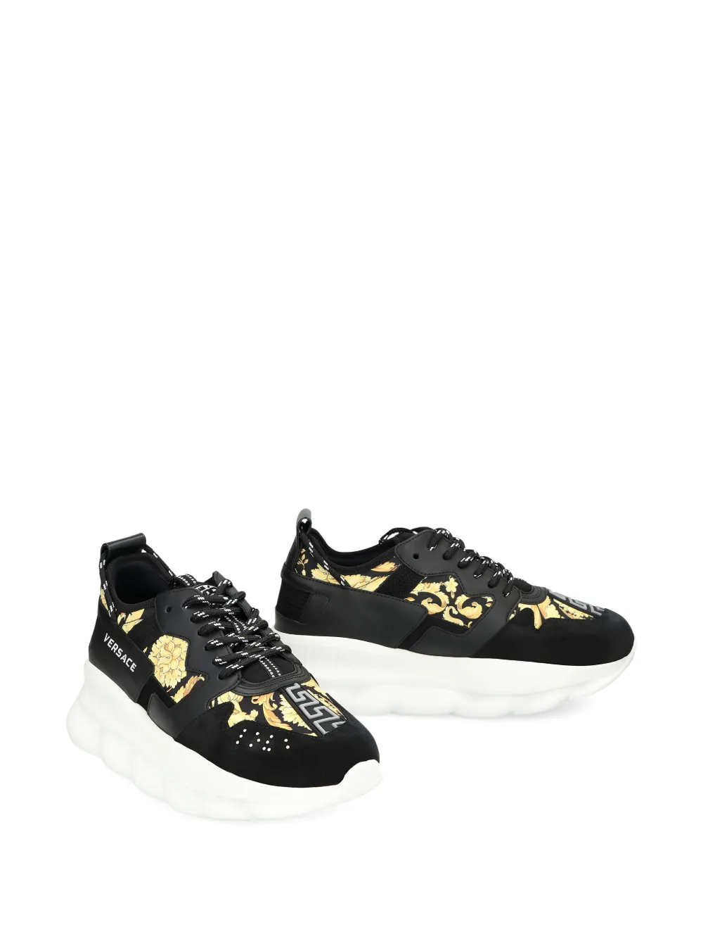 Versace Chain Reaction sneakers Zwart