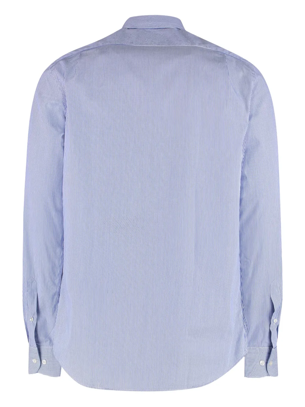 Paul & Shark striped button-down cotton shirt - Blauw