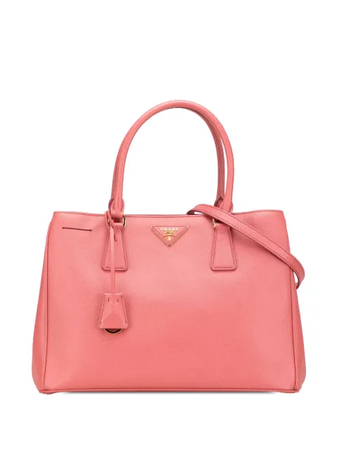 Prada Pre-Owned sac à bandoulière Galleria Double Zip médium en cuir Saffiano Lux (2000-2025)