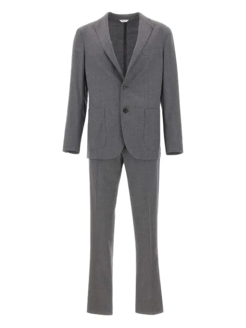 Boglioli flap-pocket wool suit