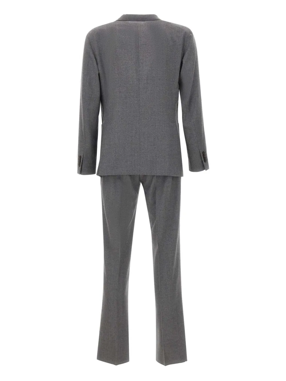 Boglioli Wollen pak met klepzak Grijs