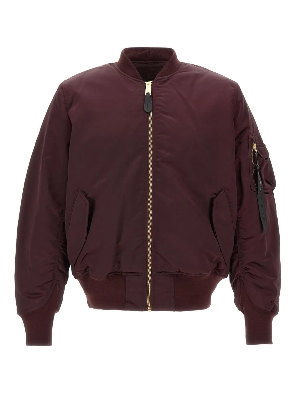 Alpha Industries MA-1 Base Flight utility-pocket bomber jacket | Red | Image 1
