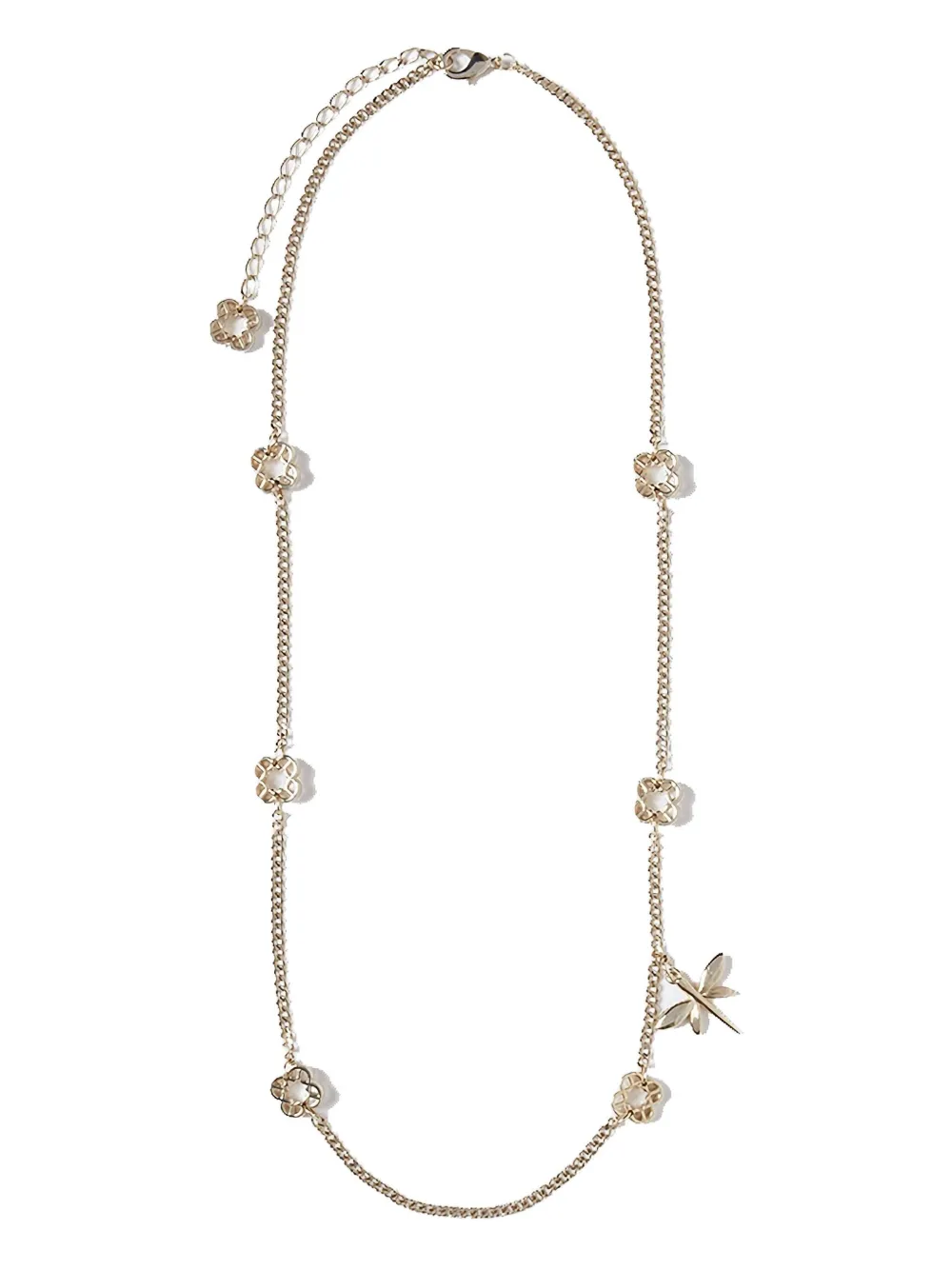 ELENA MIRO` collar con dije de libélula | dorado | Image 1