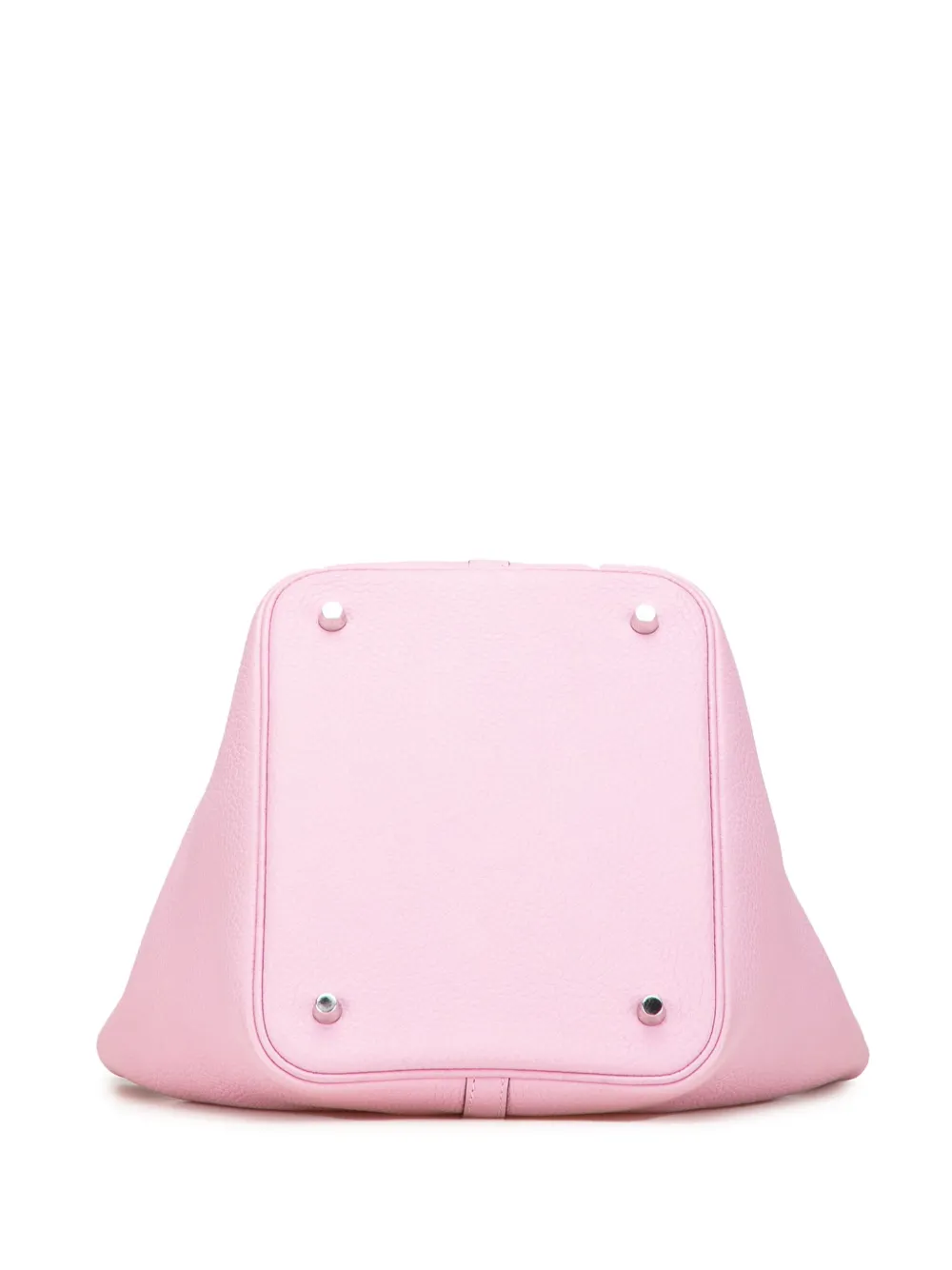 Pre-owned Hermes 2021 Clemence Picotin Lock 22 Handbag In Pink