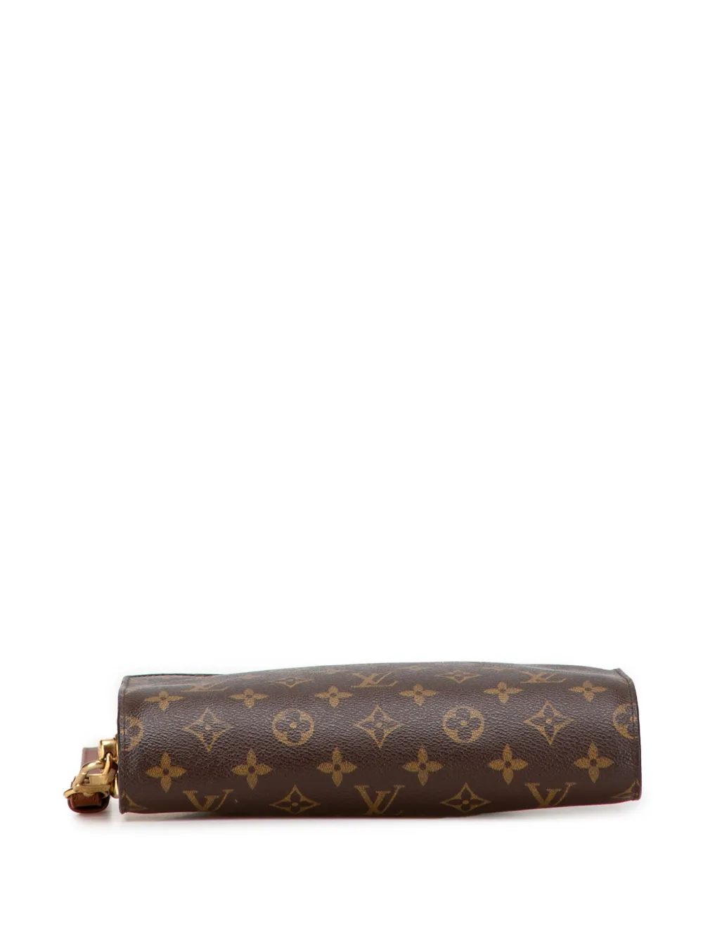 Pre-owned Louis Vuitton 2000 Monogram Orsay Clutch Bag In Brown