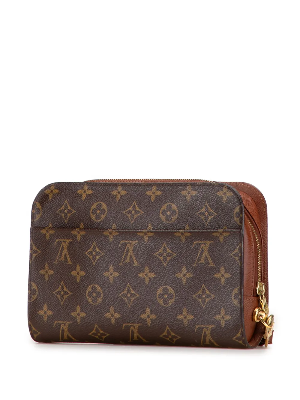 Louis Vuitton Pre-Owned 2000 Monogram Orsay Clutch Bag Brown