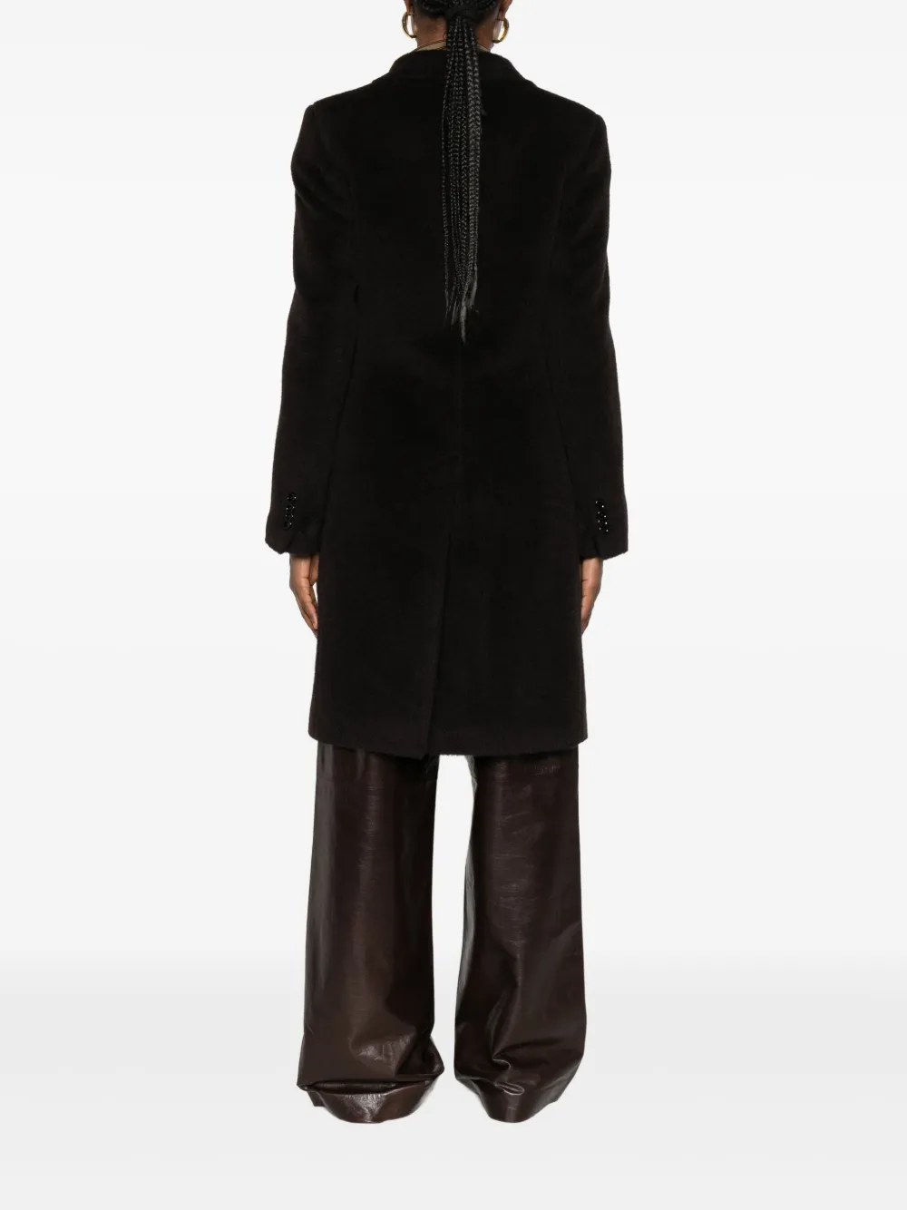 Tagliatore Jas met enkele rij knopen Bruin