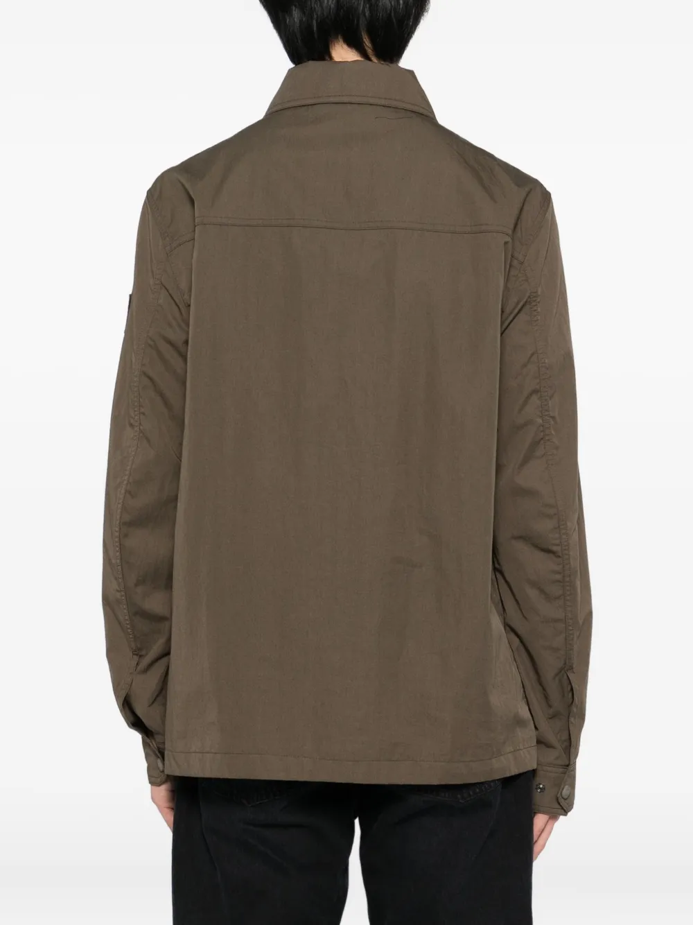 Belstaff Jack met logopatch Bruin