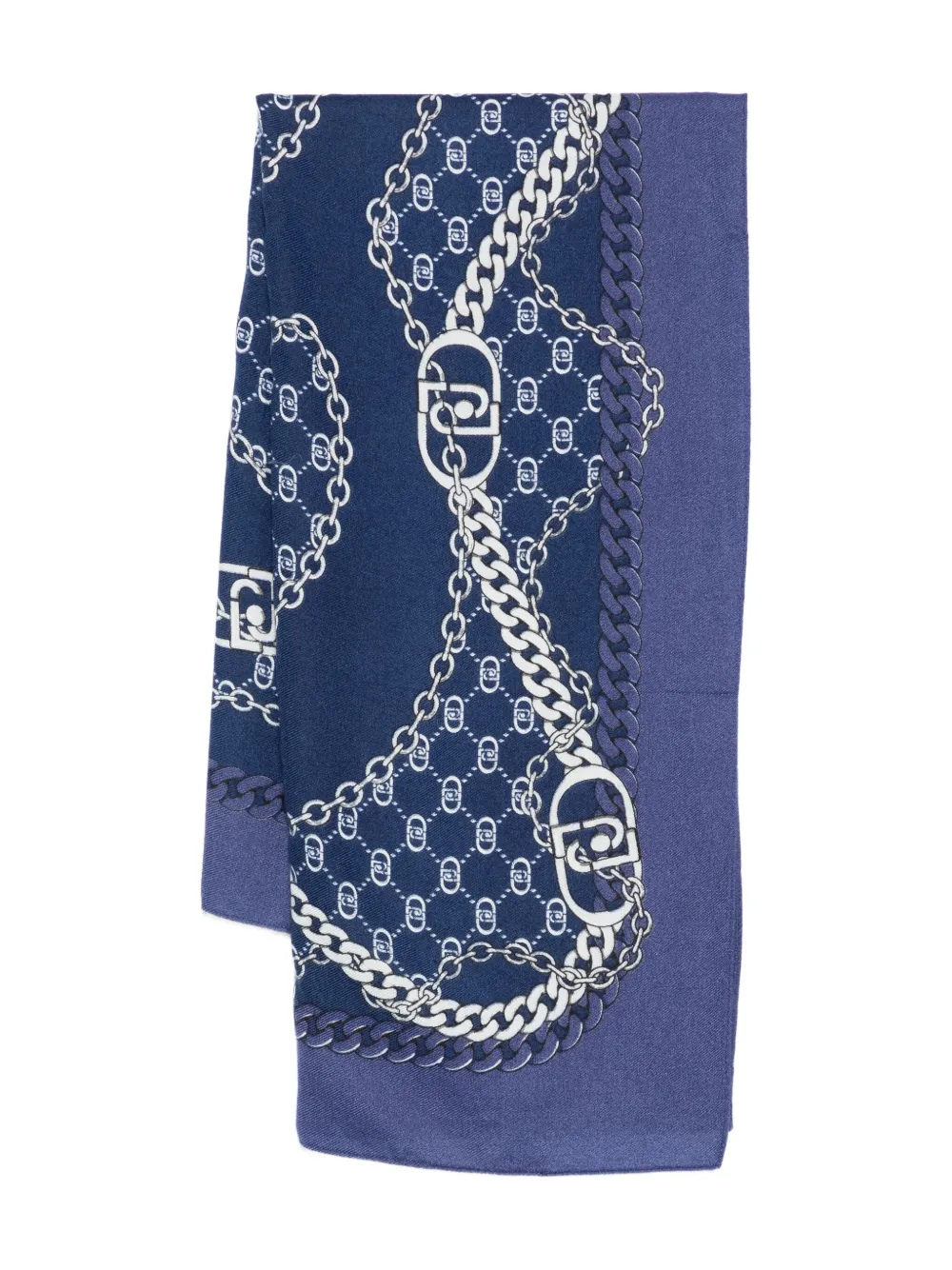 LIU JO mascada con cadena estampada | azul | Image 1