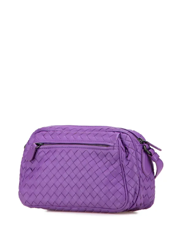 BOTTEGA VENETA／ イントレチャート ナッパ コスメポーチ パープル BOTTEGA VENETA／ イントレチャート ナッパ コスメポーチ パープル