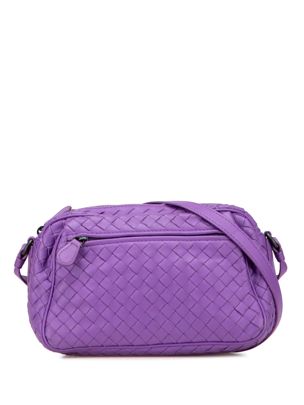 Bottega Veneta Pre-Owned 2012-2025 Nappa Intrecciato crossbody bag - Viola