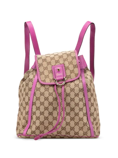 Gucci Pre-Owned mochila GG Canvas Abbey D Ring 2016-2025