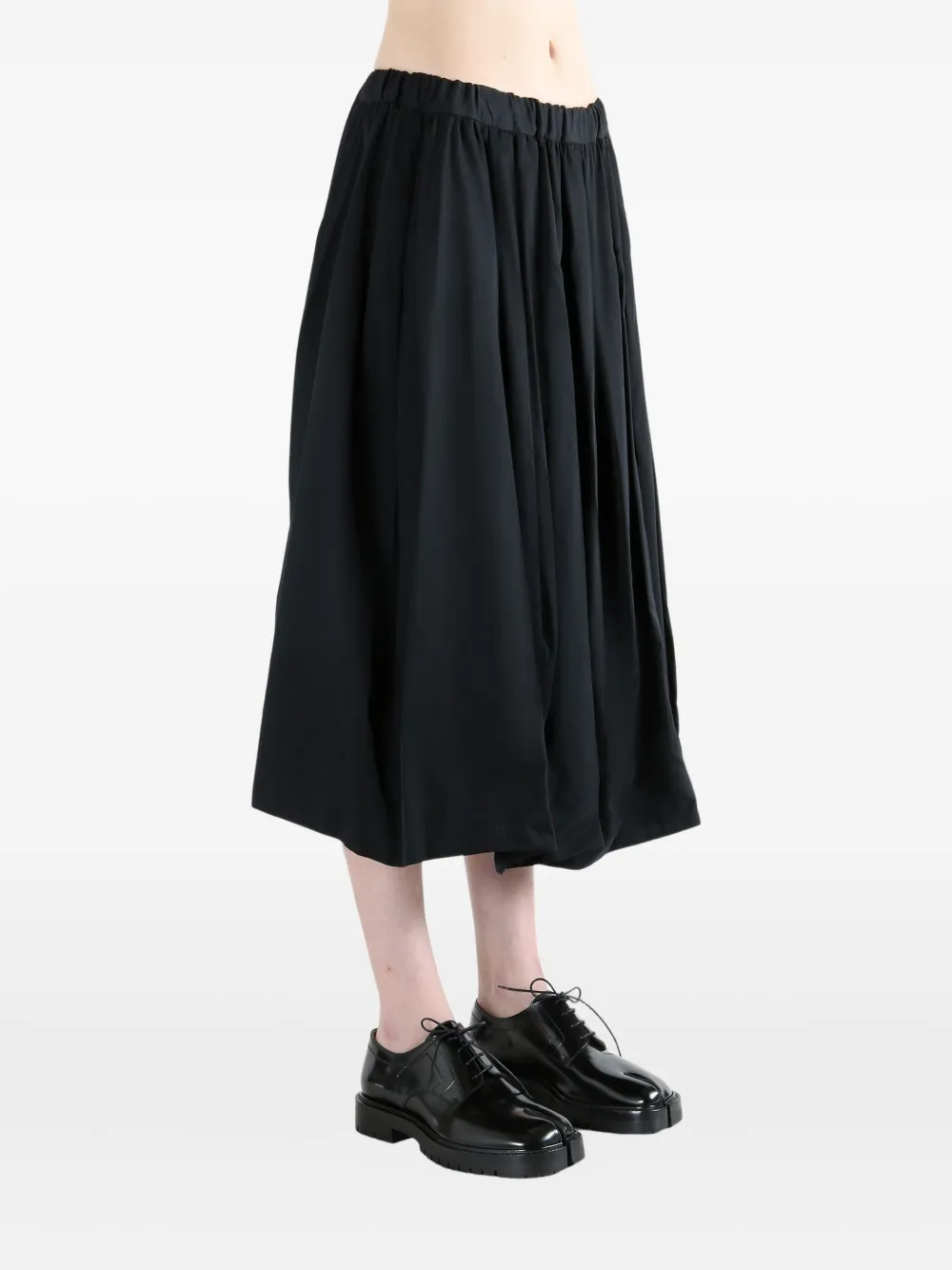 Comme Des Garçons Wollen plooirok Zwart