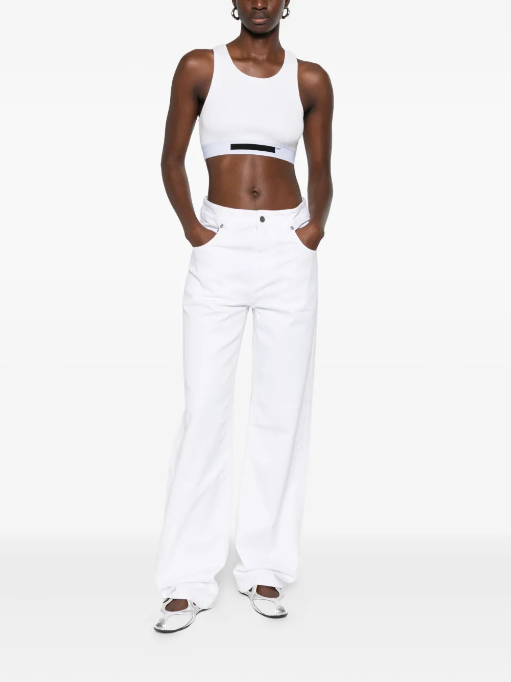 MEDEEA Straight jeans - Wit