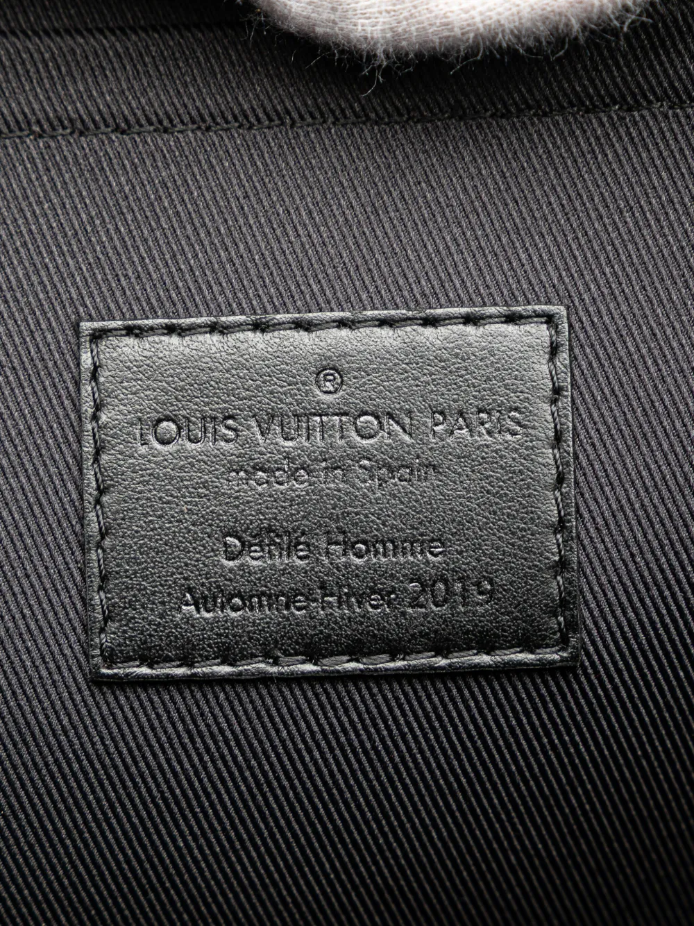 Pre-owned Louis Vuitton 2019 Taiga Rainbow Pochette A4 Clutch Bag In Black