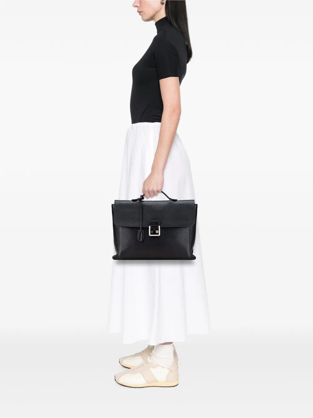 Louis Vuitton Pre-Owned 2015 Taurillon Serviette Dorian Briefcase business bag | Pre-Owned | Image 2